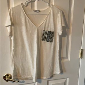 Printed pocket t-shirt